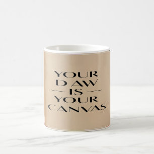Deine DAW ist deine Leinwand Option 2 Kaffeetasse