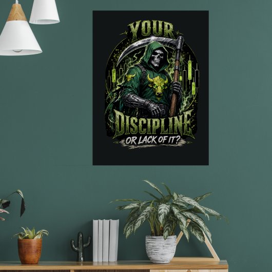 Deine Disziplin oder das Fehlen davon Dark Reaper Poster (Wohnzimmer 1)