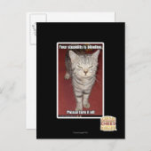 Deine Dummheit ist die Blindheit 2 Postkarte (Vorne/Hinten)