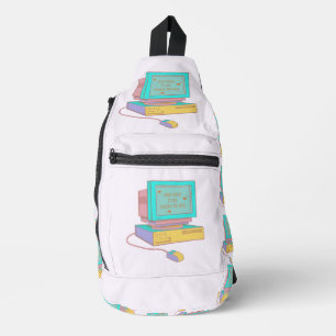 Deine E-Mail findet mich nicht lustig Retro Crossbody Bag