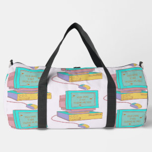 Deine E-Mail findet mich nicht lustig Retro Duffle Bag
