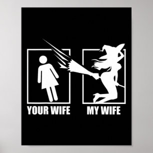 Deine Ehefrau Vs. Meine Ehefrau - Hexe Ehefrau Hal Poster