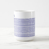 Deine eigenen Worte & Name Moderne benutzerdefinie Kaffeetasse (Mittel)