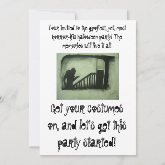 Deine Einladung zu Halloween (Vorderseite)