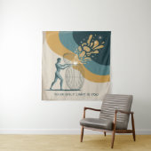 Deine einzige Grenze bist du Wandteppich (Beispiel)