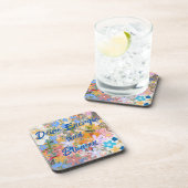 Deine Energie sind Blumen. Getränkeuntersetzer (Rechte Seite)