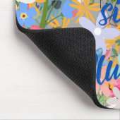 Deine Energie sind Blumen. Mousepad (Ecke)