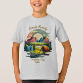 "Deine Familie" Camping-Trip 20xx Custom Boy's T-Shirt (Vorderseite)