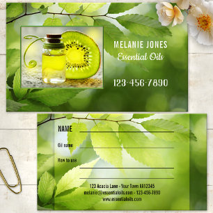 Deine Foto-Ätherische Öle Aromatherapie Visitenkarte