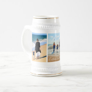 Deine Fotocollage-Bierstein mit individuellem Text Bierglas