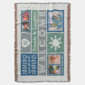 DEINE FOTOS & MONOGRAM Schlafzimmer werfen Decke (Vorderseite Vertikal)