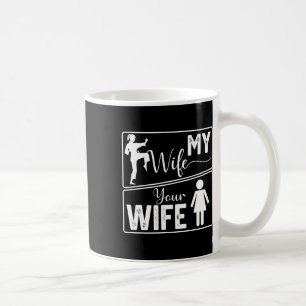 Deine Frau Meine Frau Lustiger Karate-Stolz für Ka Kaffeetasse