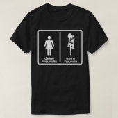 Deine Freundin, meine Freundin 2 T-Shirt (Design vorne)