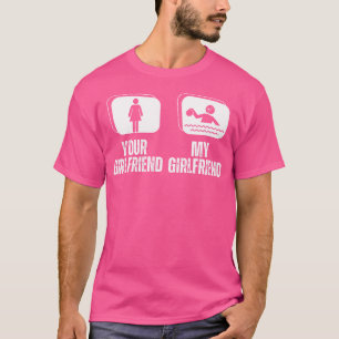 Deine Freundin Meine Freundin Proud Boyfriend Wate T-Shirt