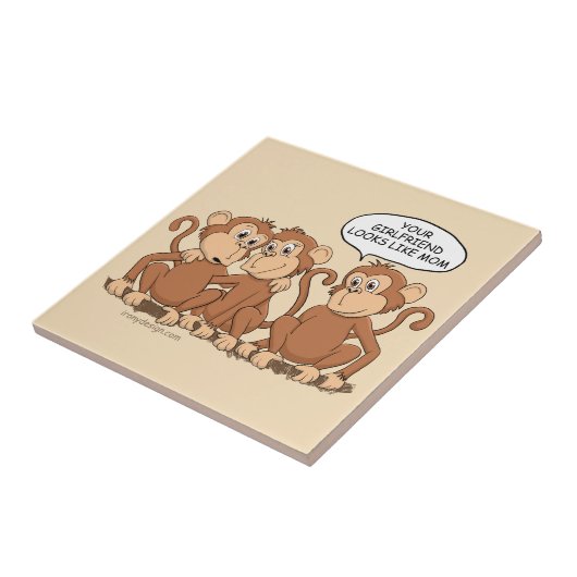 Deine Freundin sieht aus wie ein Mama-Affe Fliese (Seite)