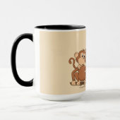 Deine Freundin sieht aus wie Mama Funny Monkey Gro Tasse (Links)