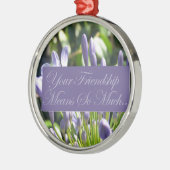 Deine Freundschaft bedeutet so viel Ornament Aus Metall (Links)