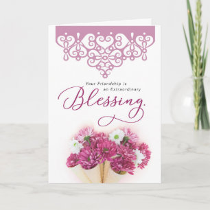 Deine Freundschaft ist ein außergewöhnlicher Segen Karte