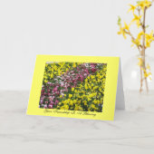 Deine Freundschaft ist ein Segen Karte (Gelbe Blume)