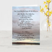 Deine Freundschaft ... Karte (Gelbe Blume)