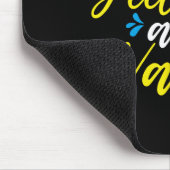 Deine Gefühle sind gültig - Bewusstsein für psychi Mousepad (Ecke)