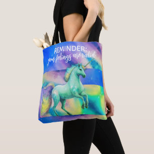 Deine Gefühle Sind Gültig Meerjungfrau Tie-Dye-Ein Tasche