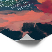 "Deine Geschichte der Widerstandskraft." Poster (Ecke)