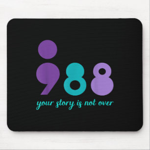Deine Geschichte ist noch nicht vorbei Bleib menta Mousepad