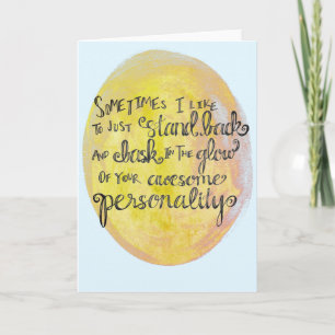 "Deine großartige Persönlichkeit" Allgemeine Kompl Karte