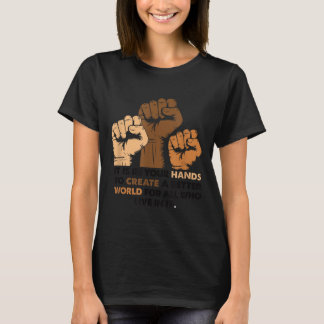 Deine Hände schaffen Bessere Weltsnazzie (3) sorgl T-Shirt