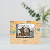 Deine Königin, ich nehme ihre Geisel Postkarte (Stehend Vorderseite)