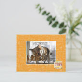 Deine Königin, ich nehme ihre Geisel Postkarte (Stehend Vorderseite)