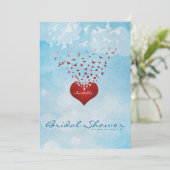 Deine Liebe gibt mir ein Brautparty Einladung (Stehend Vorderseite)