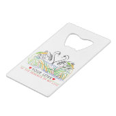 Deine Liebe ist wesentlich Geldbeutel Flaschenöffner (Rückseite Schrägansicht)