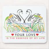 Deine Liebe ist wesentlich Mousepad (Vorne)