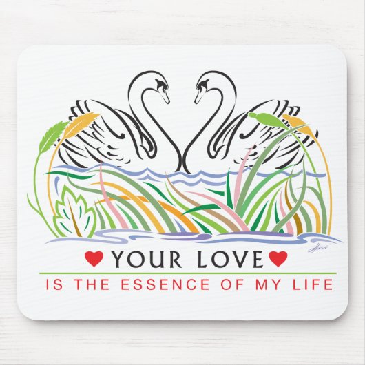 Deine Liebe ist wesentlich Mousepad (Vorne)