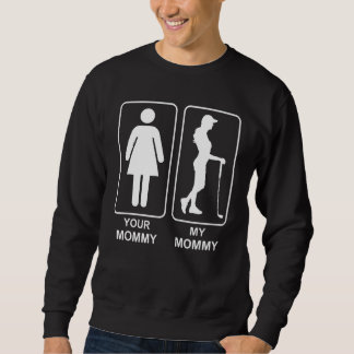 Deine Mami My Mommy Proud Golf Mama Life Mütter Da Sweatshirt