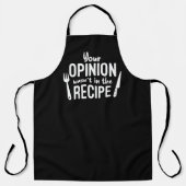 Deine Meinung war nicht in der Kritik Schürze (Vorderseite)