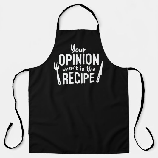 Deine Meinung war nicht in der Kritik Schürze (Vorderseite)