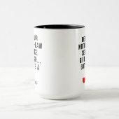 Deine Mutter im Jurastudium Tasse (Zentrum)