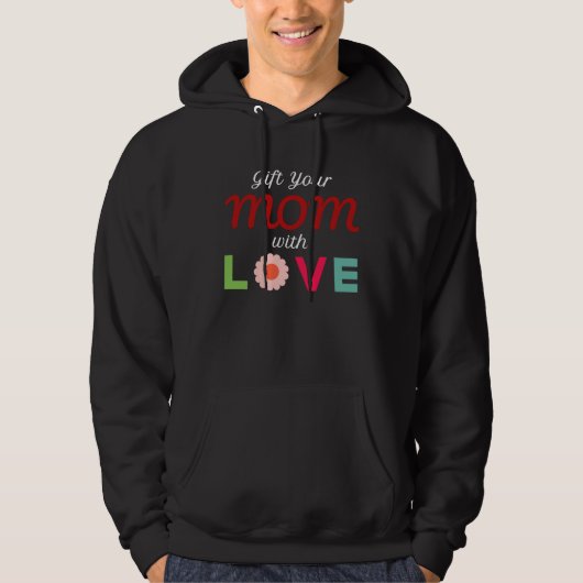Deine Mutter mit Liebe Hoodie (Vorderseite)