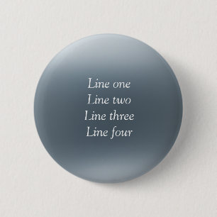 Deine Nachricht hier grauer blauer metallischer Hi Button