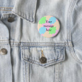 Deine Nachricht hier Text hinzufügen Name Boho far Button (Beispiel)