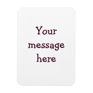 Deine Nachricht hier Textname Monogrammbild Zitat Magnet