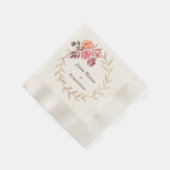 Deine Personalisierte Hochzeits-Serviette Serviette (Ecke)