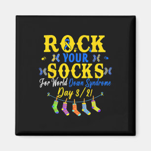 Deine Socken Für Welttag Des Down-Syndroms 321-Sch Magnet