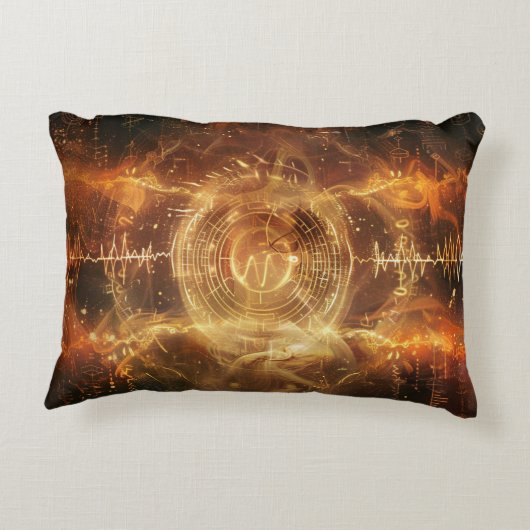 Deine Stimme ist ein Sigil — Mystische Frequenzkun Dekokissen (Rückseite)