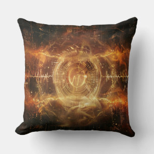 Deine Stimme ist ein Sigil — Mystische Frequenzkun Kissen