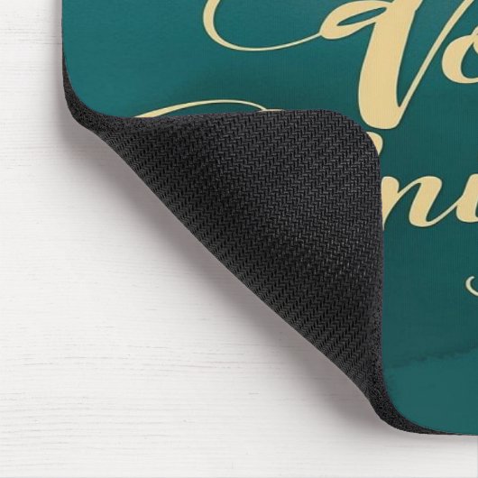 Deine Stimme ist einzigartig Mousepad (Ecke)