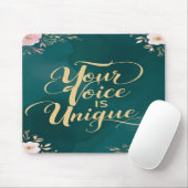 Deine Stimme ist einzigartig Mousepad (Mit Mouse)